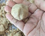 A picture of step 2 of Whole wheat Walnut Nankatai.