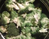A picture of step 5 of Steamed broccoli and terryaki chicken.