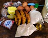 Foto langkah ke 1 dari resep Bolu Pisang Coklat.