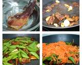 Sugar Snap Pea And Carrot With Preserved Duck recipe step 2 photo