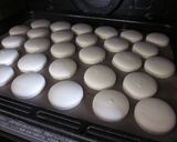 A picture of step 11 of Italian Meringue Macarons.