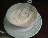 A picture of step 2 of Coconut Cake Roll with Key Lime Cream Filling.