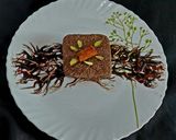 A picture of step 3 of Choco Cinnamon Kalakand.