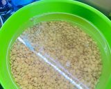 Korhely lencseleves, csicseriborsóval recept fázis 1 fotója