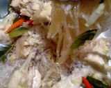 รูปขั้นตอนการทำที่ 7 ของ น่องไก่นึ่งวุ้นเส้นสมุนไพร