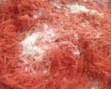 A picture of step 1 of Gajar ka halwa.