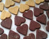 A picture of step 9 of Vickys Valentine Chocolate Shortbread Hearts, GF DF EF SF NF.