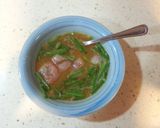 A picture of step 2 of Shrimp & Spring Onion Omelette..