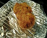 A picture of step 11 of Chicken Kiev.