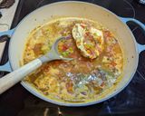 A picture of step 4 of Mexican chicken and Avocado soup.