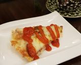 Foto langkah ke 5 dari resep Pizza Peperoni Bolognaise Keto.