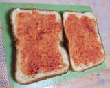A picture of step 4 of Tuna and Potato Pizza Toast.