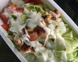 Hình bước làm 5 của món Salad bơ gà giảm cân