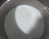 A picture of step 1 of Totapuri mango with sago and chia seeds Milk custard pudding.