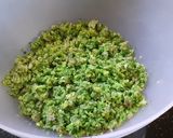 A picture of step 2 of Healthy broccoli paneer coins.