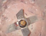 A picture of step 2 of Beetroot dip.
