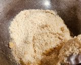 A picture of step 3 of Coconut Mava Burfi.