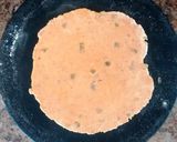 A picture of step 15 of Aloo pyaj paratha without stuffing.
