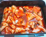 Foto langkah ke 11 dari resep Kkakdugi kimchi lobak resep asli Korea.