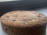 Torta de zanahoria y frutos rojos