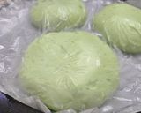 صورة لخطوة 7 من وصفة خبز خضراء 🌿 green bun