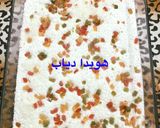 A picture of step 5 of Halawet El-Moulid (Creamy Marshmallow Candy).