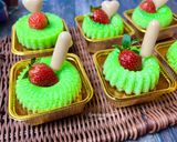 Foto langkah ke 6 dari resep Mini Pudding Gula Merah Pandan Lumut.