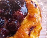Foto del paso 13 de la receta Tarta de queso con moras y coulis con base de galletas