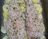 A picture of step 4 of Baked Cod Fillets with Potatoes.