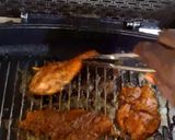 A picture of step 3 of Cajun Chicken and Farfalle Alfredo Pasta.