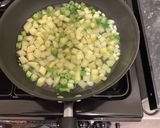 A picture of step 1 of Pea and Potato Orecchiette.