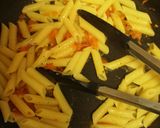A picture of step 7 of Penne Arrabbiata with Fresh Tomatoes.