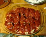A picture of step 9 of taisen's cheese stuffed shells.