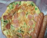 Foto langkah ke 3 dari resep Omelette soju (sosis keju).