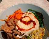 韓式拌飯（Bibimbap)的食譜步驟5照片