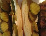 A picture of step 2 of Chicago inspired hotdogs.