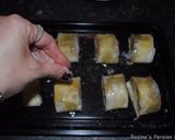 A picture of step 9 of Tahini baklava.