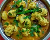 A picture of step 2 of Chicken kofta curry.