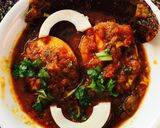 A picture of step 7 of Egg Curry.