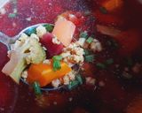 Hình bước làm 3 của món Canh súp củ dền