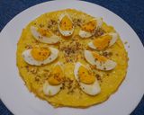 Foto langkah ke 8 dari resep Omelete Telur Bawang Putih Tabur Oregano.