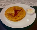 A picture of step 7 of Sattu Parathe.
