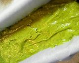 A picture of step 5 of Easy! Matcha Chocolate Pound Cake.