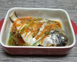 Hình bước làm 6 của món Cá Chim Trắng Hấp Tưới Dầu Hào 병어 굴소스 찜