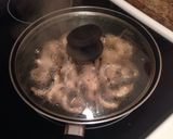 A picture of step 3 of Sauted Mushroom & Caramelized Shallots.