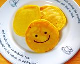 A picture of step 6 of Kabocha Squash Pancakes for Halloween.
