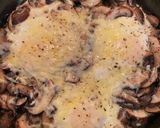 A picture of step 2 of Baked Eggs with Mushrooms and Cheese.