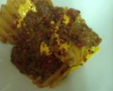 Layered Bacon Chili Cheddar Cheese Waffle Fries recipe step 8 photo