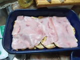 Lasagna de berenjenas con salsa blanca