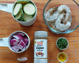 Foto del paso 1 de la receta: Camarones en papillote en freidora de aire
